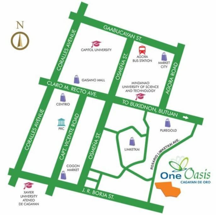 S&K One Oasis 2Br Condo Unit 2506 Cagayan de Oro Buitenkant foto